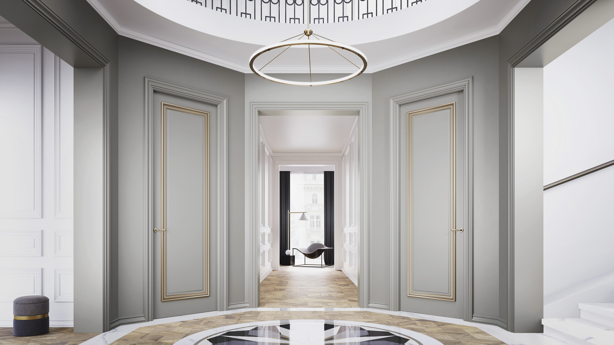 usa si boiserie finisaj ivory design conform tehnologiilor actuale, innobilat cu traditia artizanilor italieni